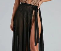 The Sun Long Mesh Swim Wrap