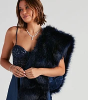 Ms. Diva Faux Fur Shawl