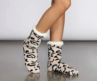 Toasty Toes Non-Slip Fuzzy Socks