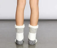 Toasty Toes Non-Slip Fuzzy Socks