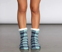 Toasty Toes Non-Slip Fuzzy Socks