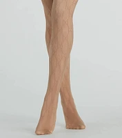 Trendy Allure Faux Sheer O-Ring Tights