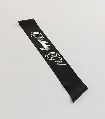 Birthday Girl Satin Sash
