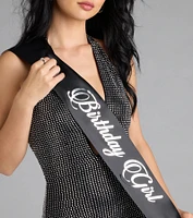 Birthday Girl Satin Sash