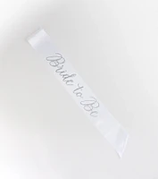 Rhinestone Bride To Be Satin Sash