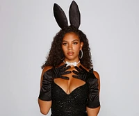 Timeless Glamour Halloween Satin Gloves