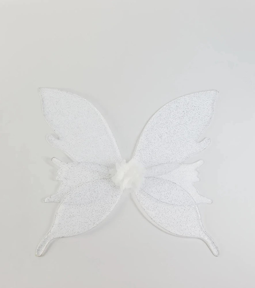 Butterfly Magic Mesh Glitter Wings