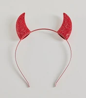 Red Hot Devil Rhinestone Horns