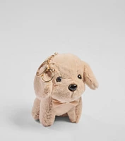 Plush Puppy Dog Bag Charm