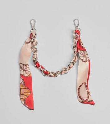 It Girl Scarf Chunky Chain Bag Charm