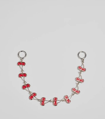 Sweet Sparkle Cherry Bag Charm