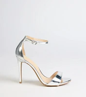 Glam Steps Metallic Stiletto Heels