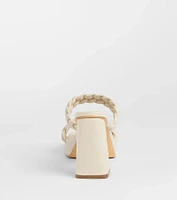 Social Season Braided Strap Mules