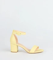 Chic Steps Low Block Heels