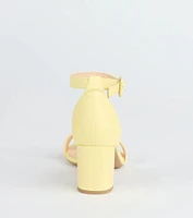 Chic Steps Low Block Heels