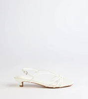 Tied Together Strappy Kitten Heels