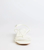 Tied Together Strappy Kitten Heels