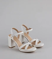 Simplistic Perfection Platform Block Heels