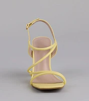 Flirt Mode Activated Strappy Block Heels