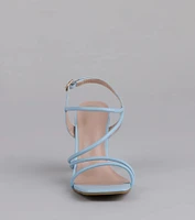 Flirt Mode Activated Strappy Block Heels
