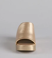 90s Icon Platform Block Heel Mules