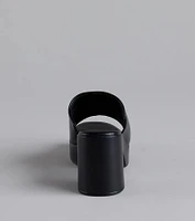 90s Icon Platform Block Heel Mules