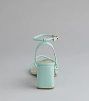 Chic Favorite Strappy Block Heels