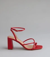 Chic Favorite Strappy Block Heels