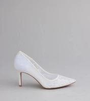 Romance Always Lace Stiletto Pumps