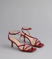 Simply Stunning Strappy Kitten Heels