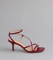 Simply Stunning Strappy Kitten Heels