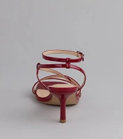 Simply Stunning Strappy Kitten Heels
