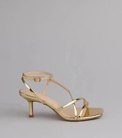 Simply Stunning Strappy Kitten Heels