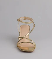 Simply Stunning Strappy Kitten Heels