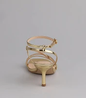 Simply Stunning Strappy Kitten Heels
