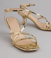 Simply Stunning Strappy Kitten Heels