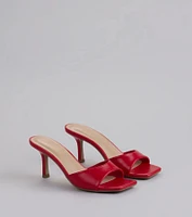 Glam Stunner Stiletto Mules