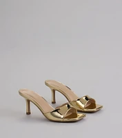 Glam Stunner Stiletto Mules