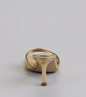 Glam Stunner Stiletto Mules
