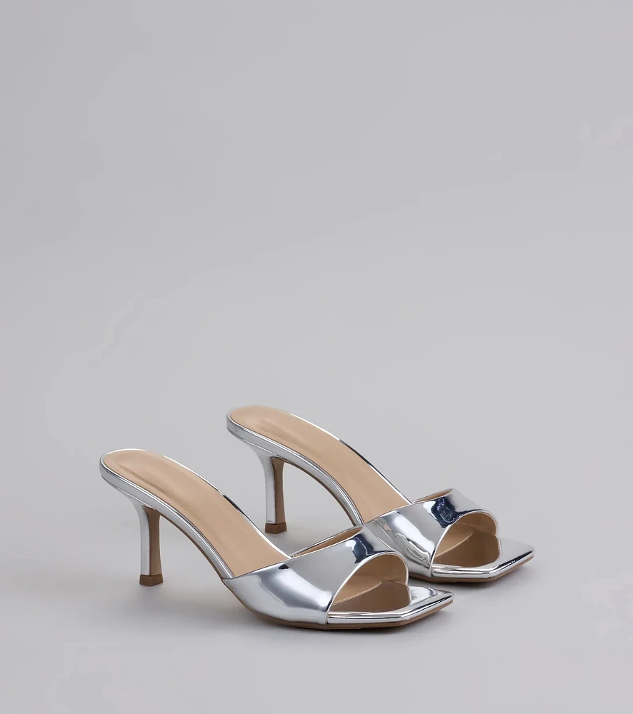 Glam Stunner Stiletto Mules