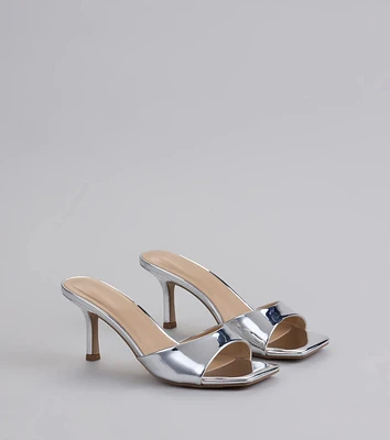 Glam Stunner Stiletto Mules
