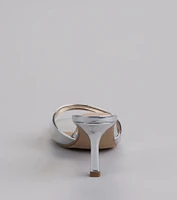 Glam Stunner Stiletto Mules
