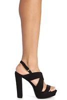 Next Level Strap Platform Heels