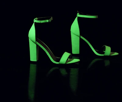 Glow The Dark Block Heels
