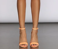 Glow-In-The-Dark Block Heels