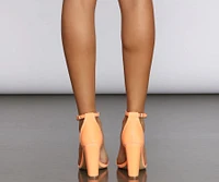 Glow-In-The-Dark Block Heels