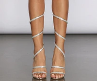 Rhinestone Glam Stiletto Heels