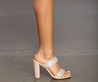 Razzle Dazzle Rhinestone Mules