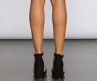 Ms. D'Orsay Suede Pumps