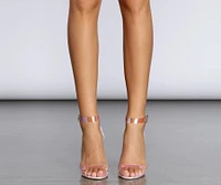 Chic Holographic Lucite Heels